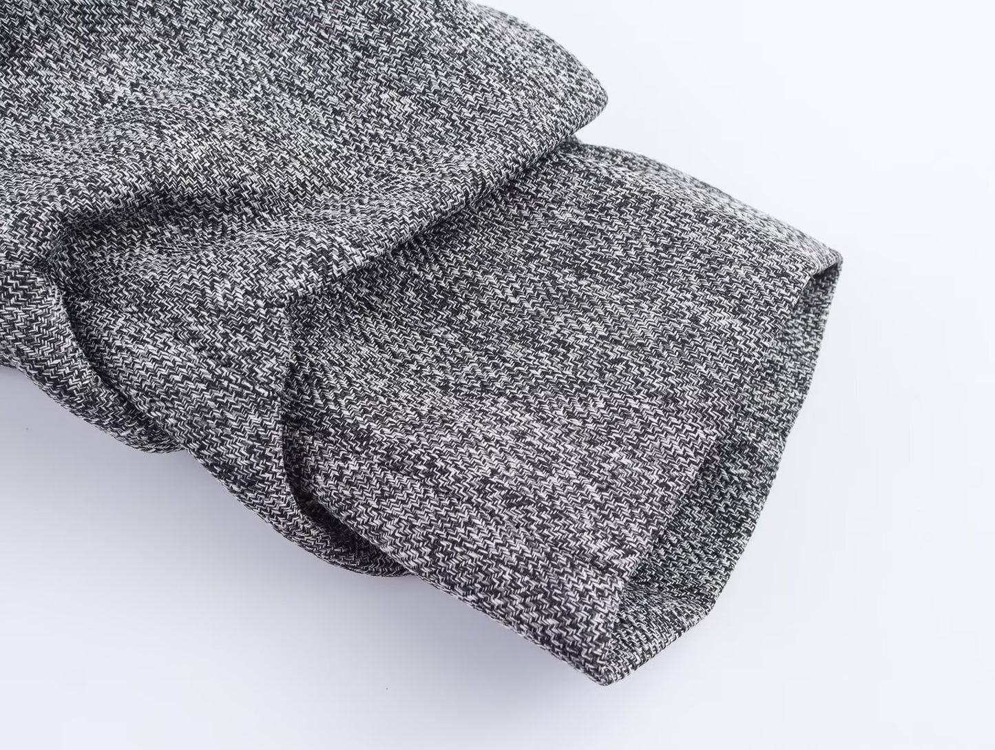 Women's new fashion pleated sleeve casual Button-up suit jacket