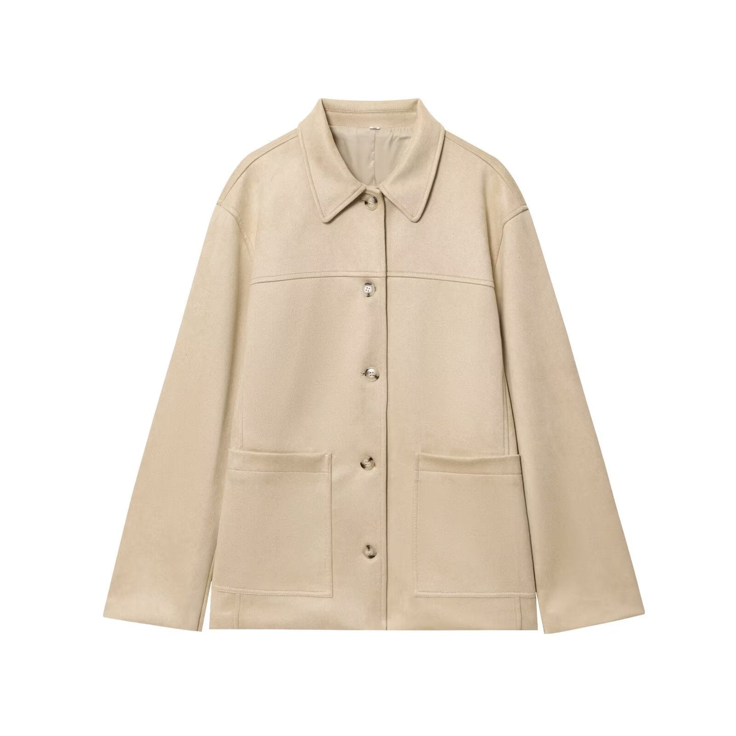 Women's loose Anti suede effect jacket Coat