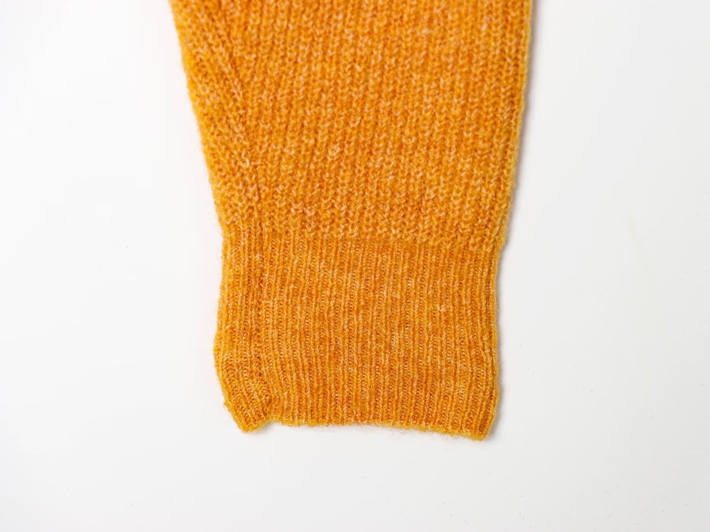 Women's back knot decoration short knitted sweater