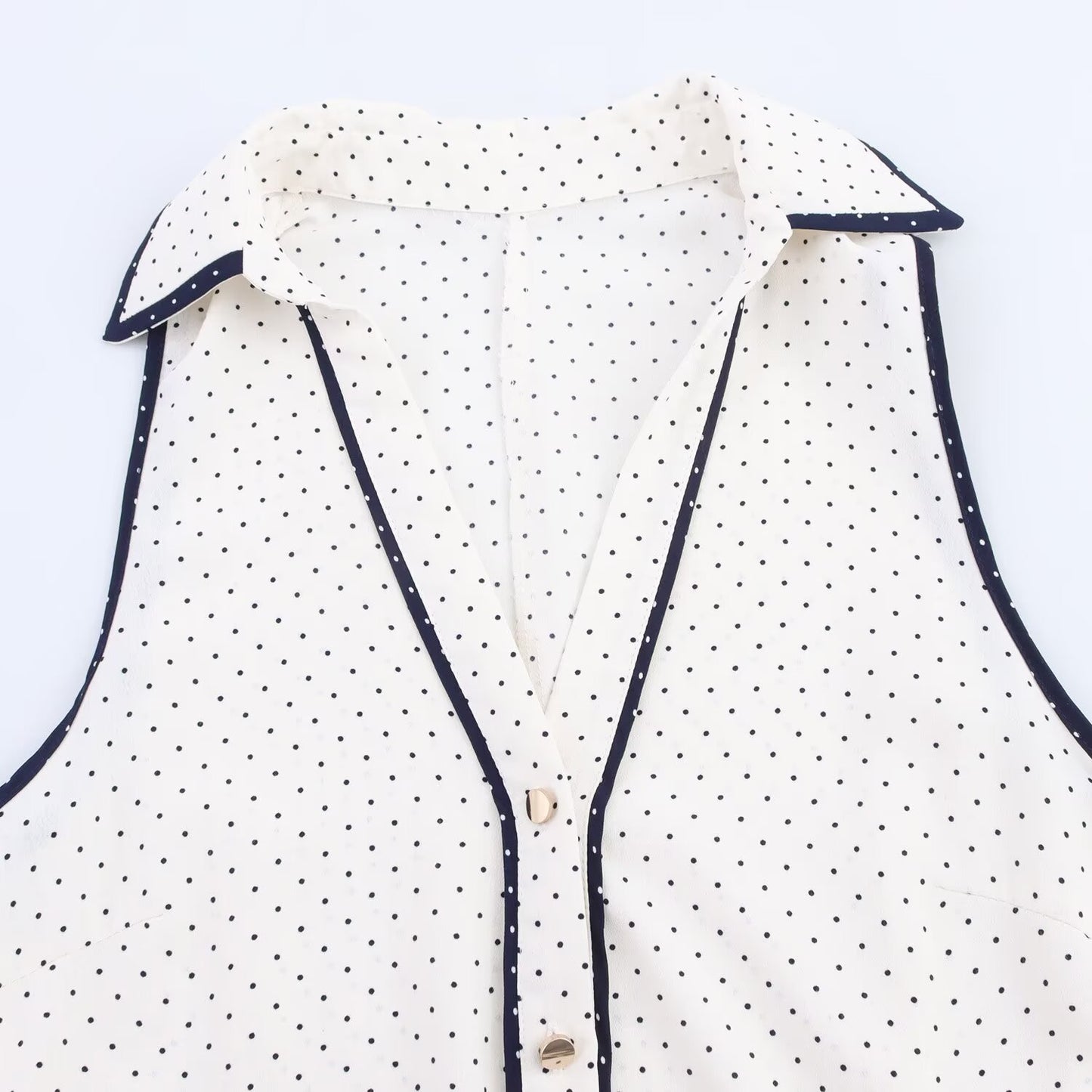 Women's new fashion with Belt polka dot printed shirt style MIDI dress