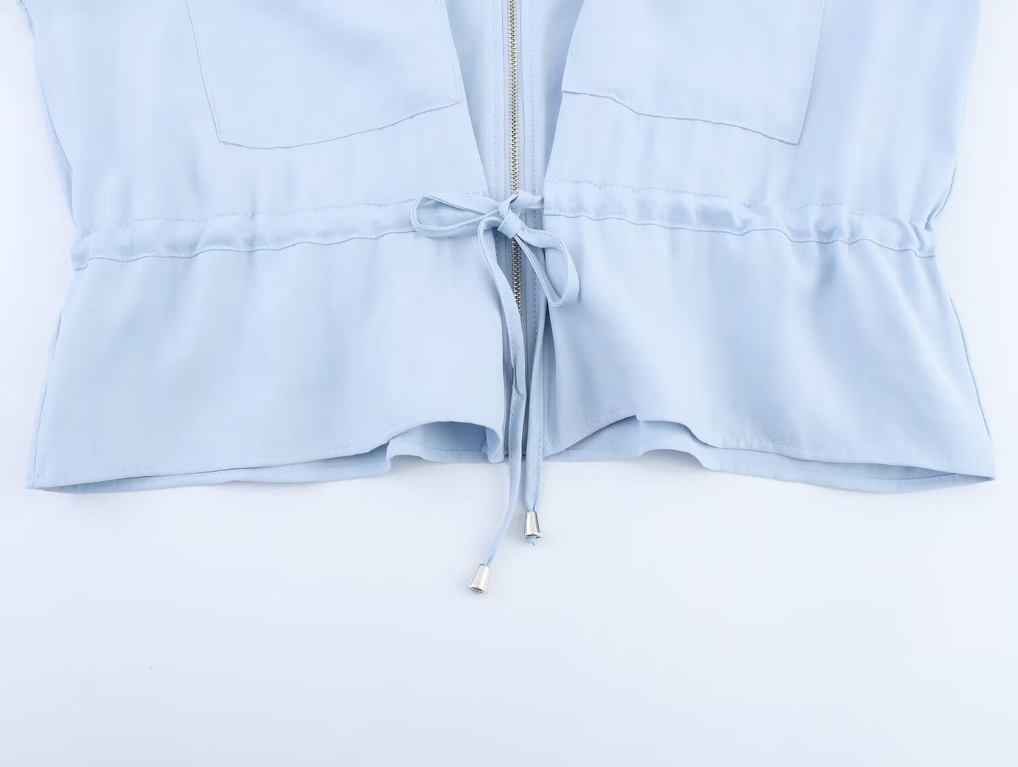 set woman 2 pieces New Fashion sleeveless V-neck unisex style top+Pants suit