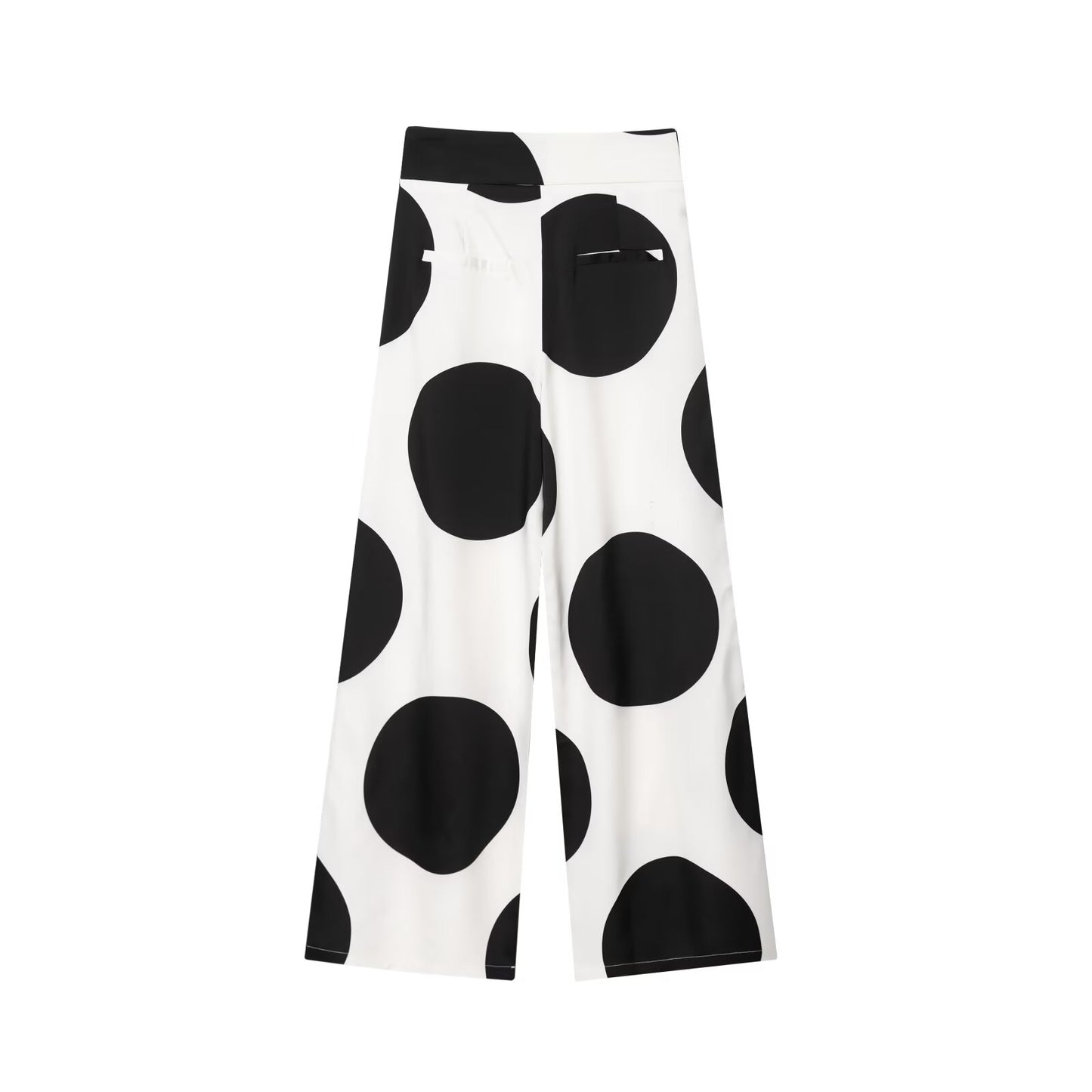 Suit women's 2 pieces 2025 fashion polka dot top+pants women's suit