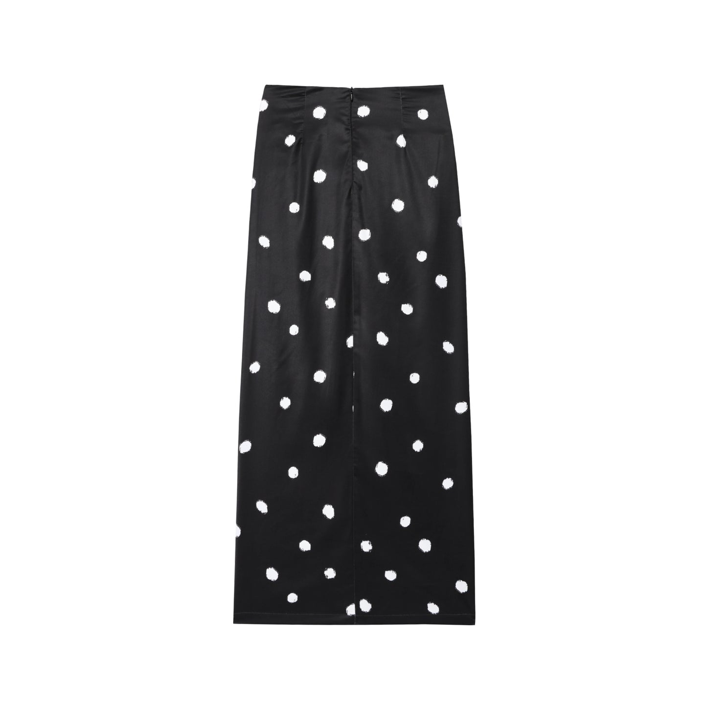 Women's 2025 fashion polka-dot midi skirt