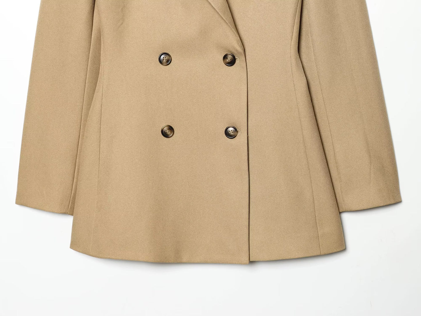 suit Women's 2 pieces slim double breasted Blazer Coat +Pants