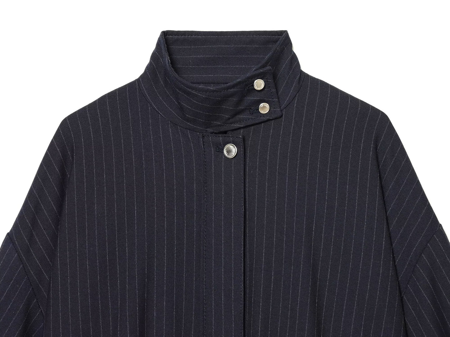 Women's casual pinstripe pilot jacket Coat