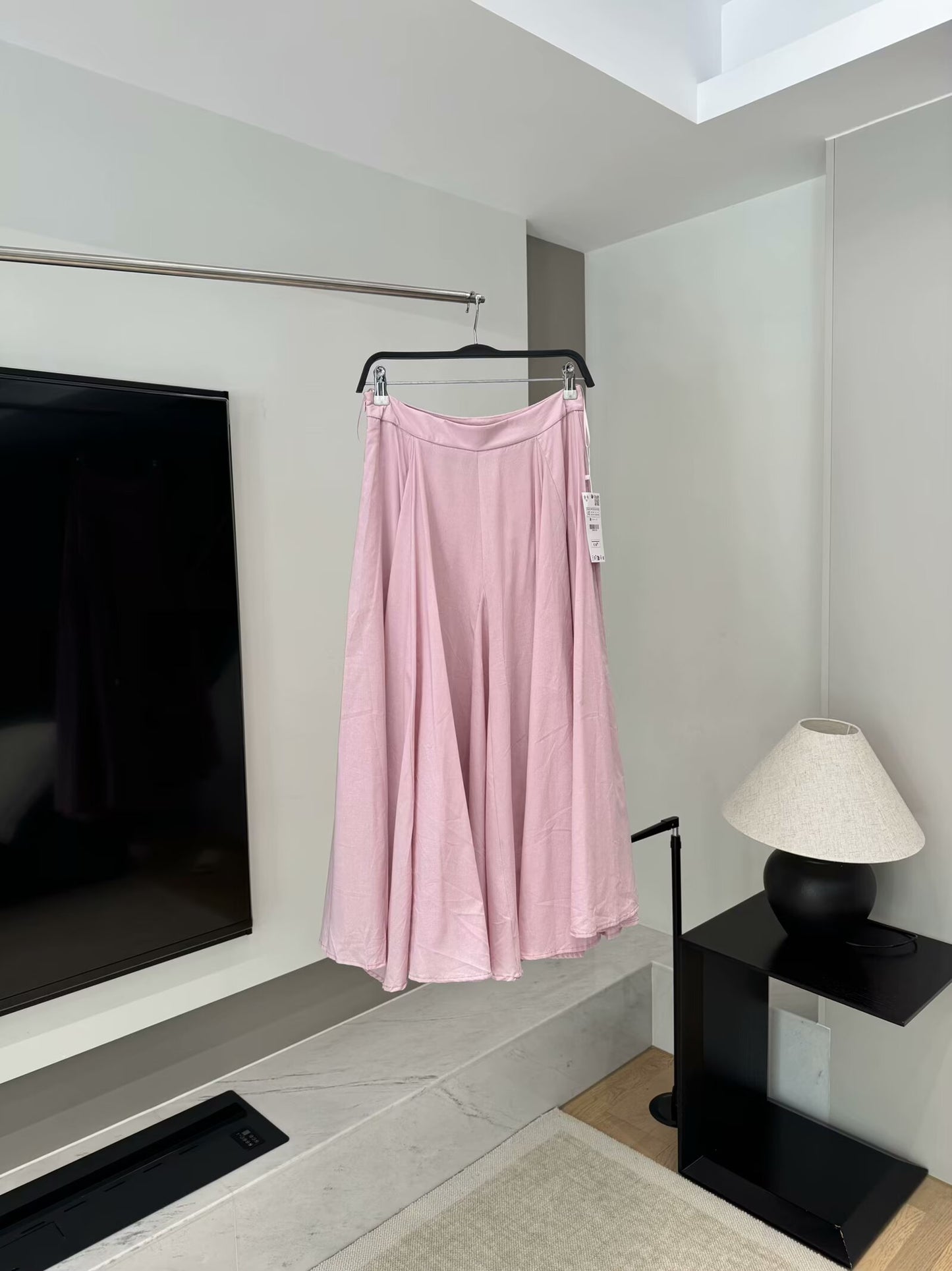 Women's 2025 chic and fashionable cotton wide skirt