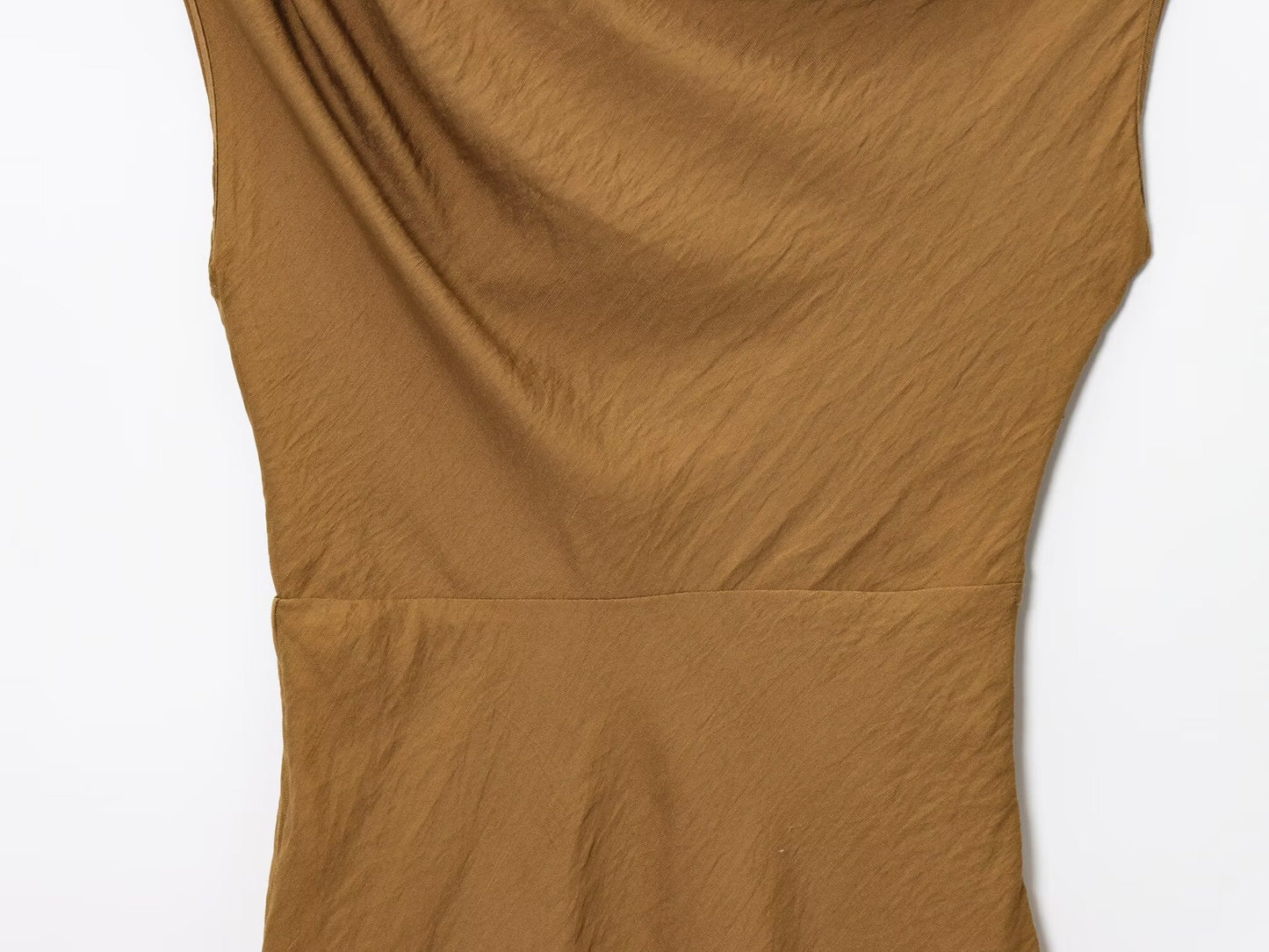 Women's new fashion slanted shoulder design asymmetrical A-line mini dress