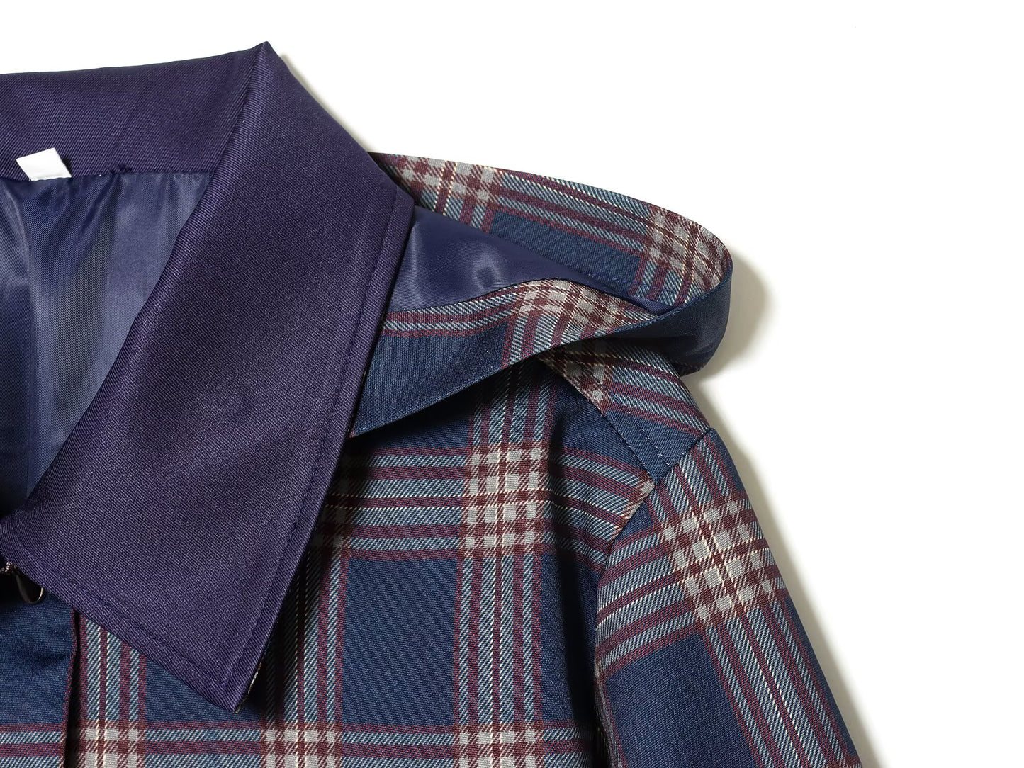 suit Women's 2 pieces plaid hooded cotton jacket Coat+Pants