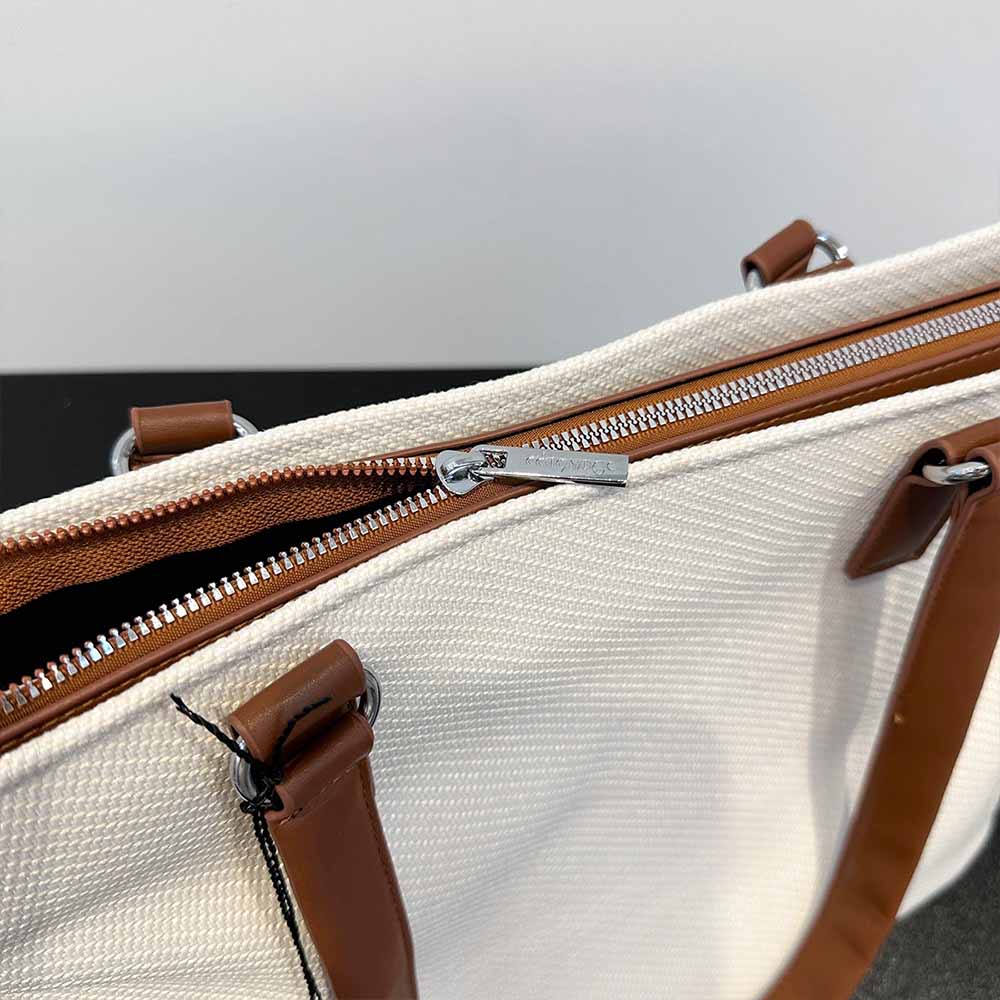 Women's New Fashion Letters Canvas Bag Shoulder Bag Commuter Handbag Large Tote Bag Female Bag