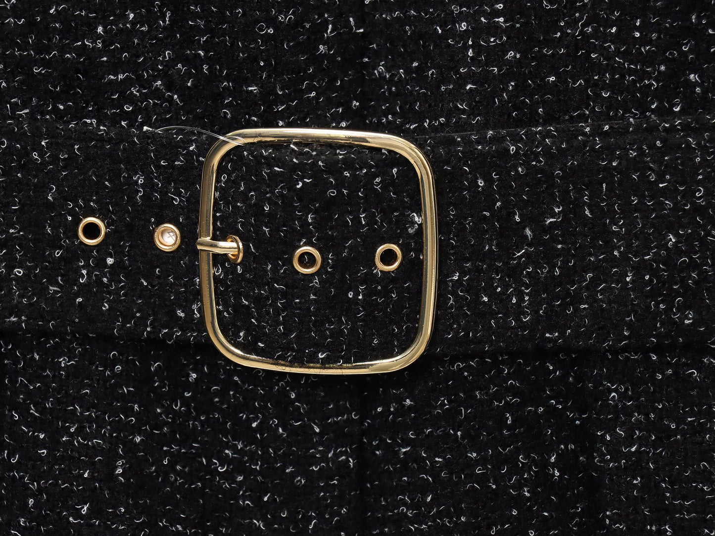 suit Women's 2 pieces with Belt O Neck textured Blazer Coat +skirt pants