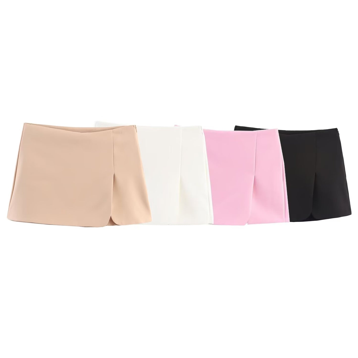 Women's chic Fashion Split design slim high waist Shorts Skirts