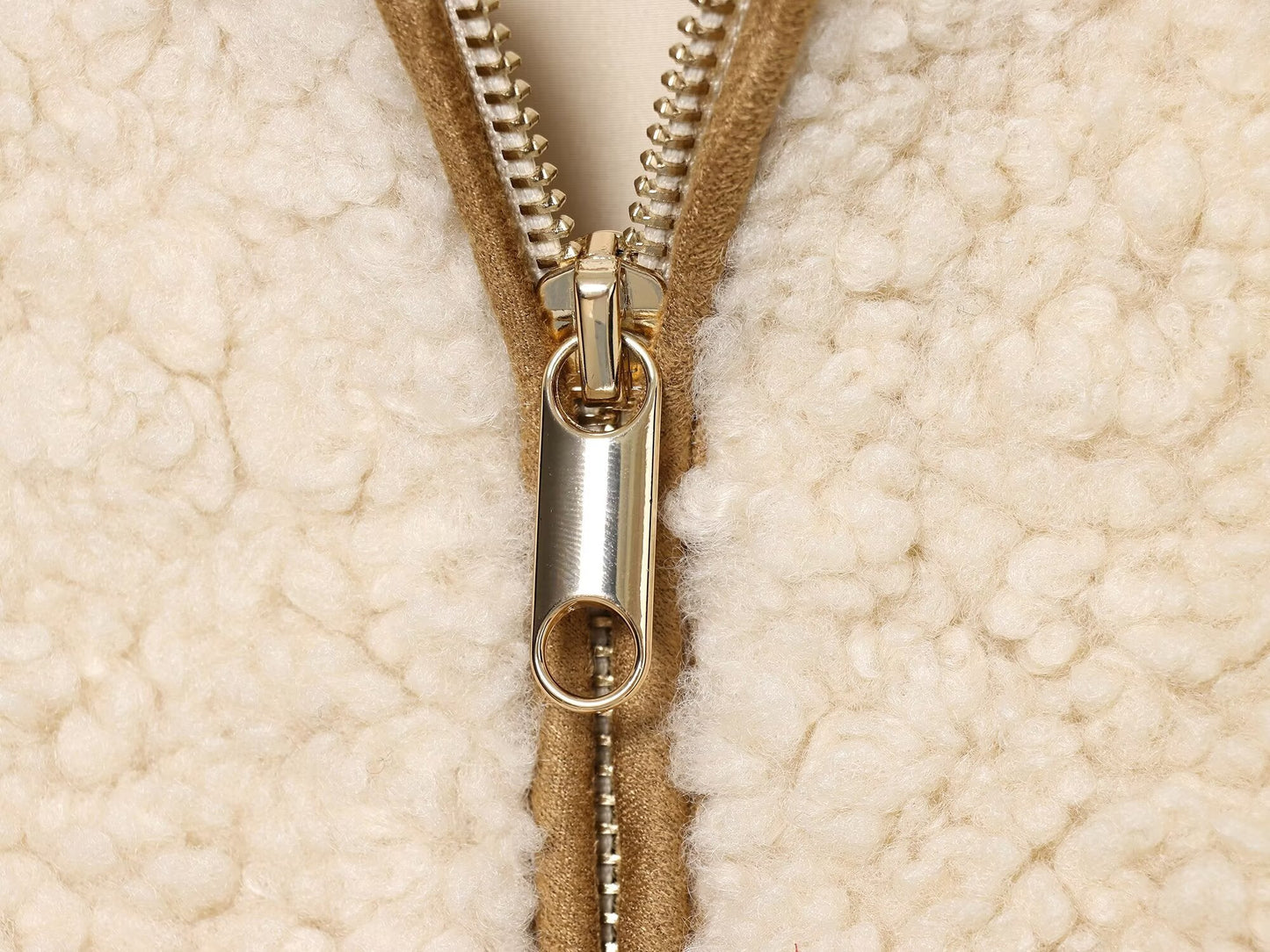 Women's adjustable waist design sleeveless lambswool vest