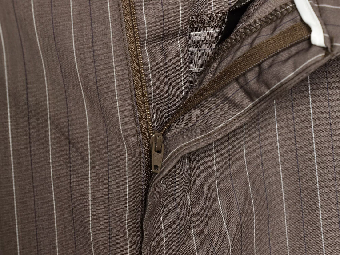 Women's New Fashion With Belt Loose Shoulder Pads Striped Suit Coat+Pants Suit