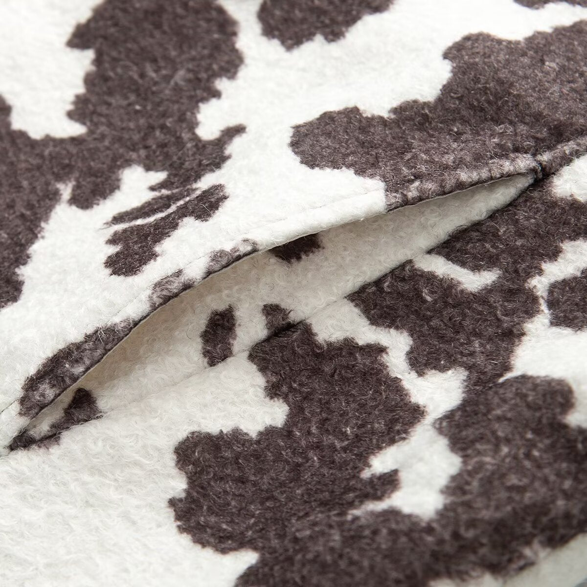 Women's retro versatile printed tassel jacket Coat