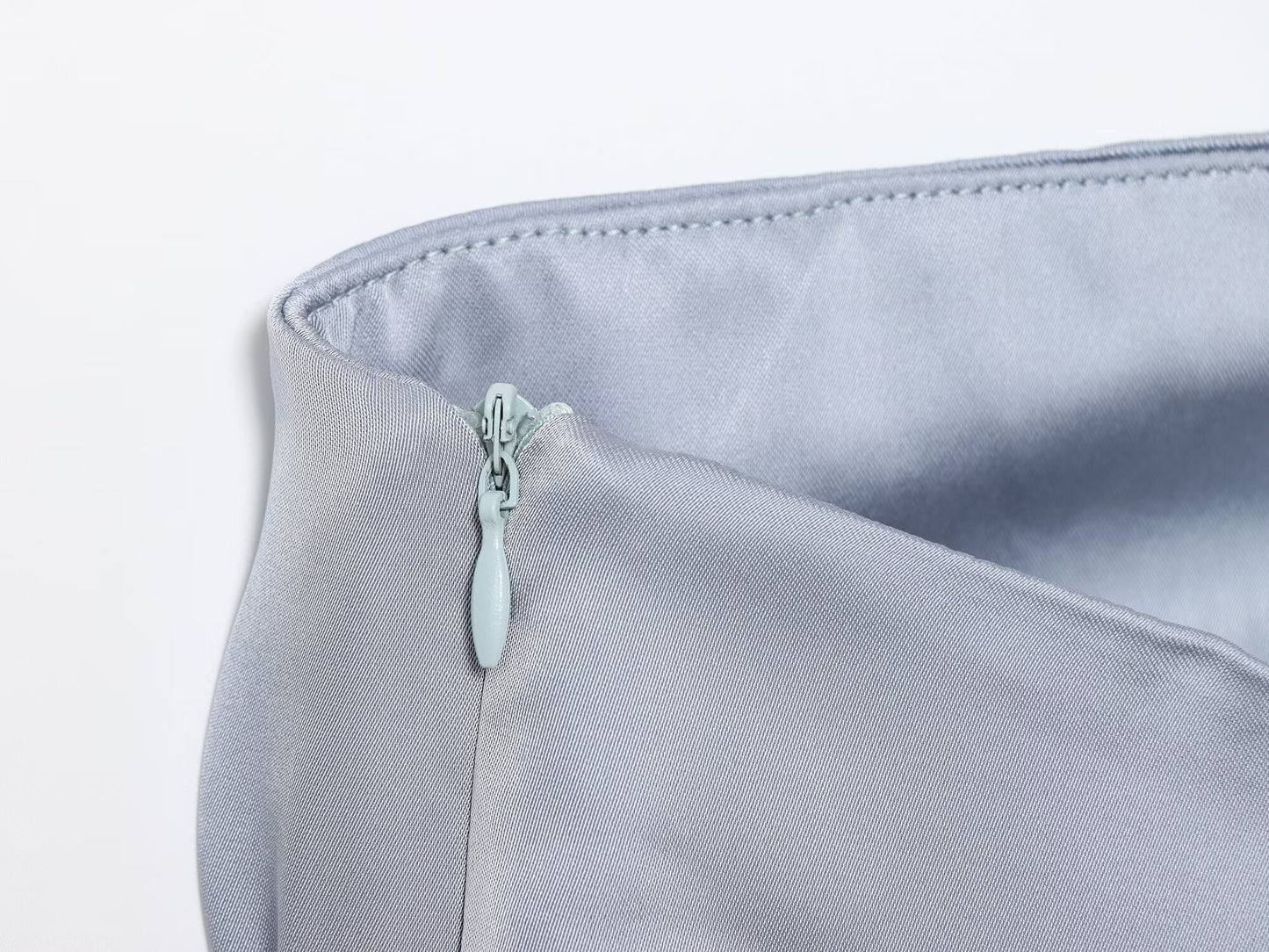 Women's 2025 new fashion satin textured strapless top+Pants suit