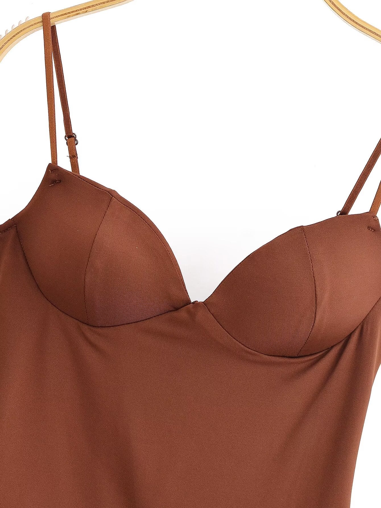 Women's sexy tight lingerie style suspender top