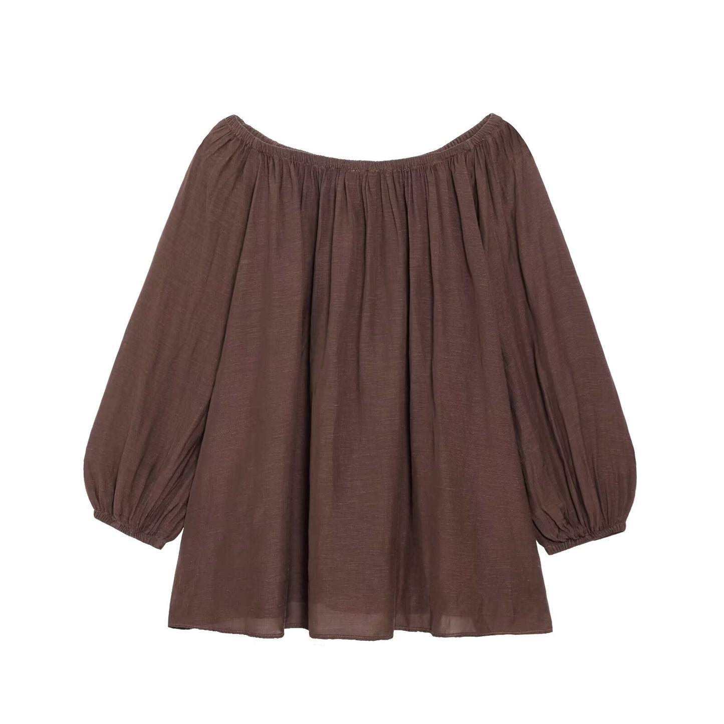 Women's new fashion loose Off Shoulder pleated top+Shorts suit