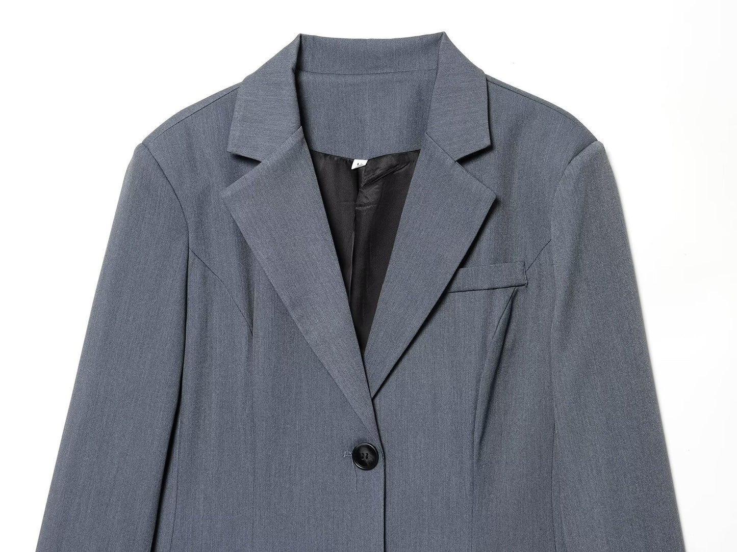 Women's slim versatile single breasted Blazer Coat