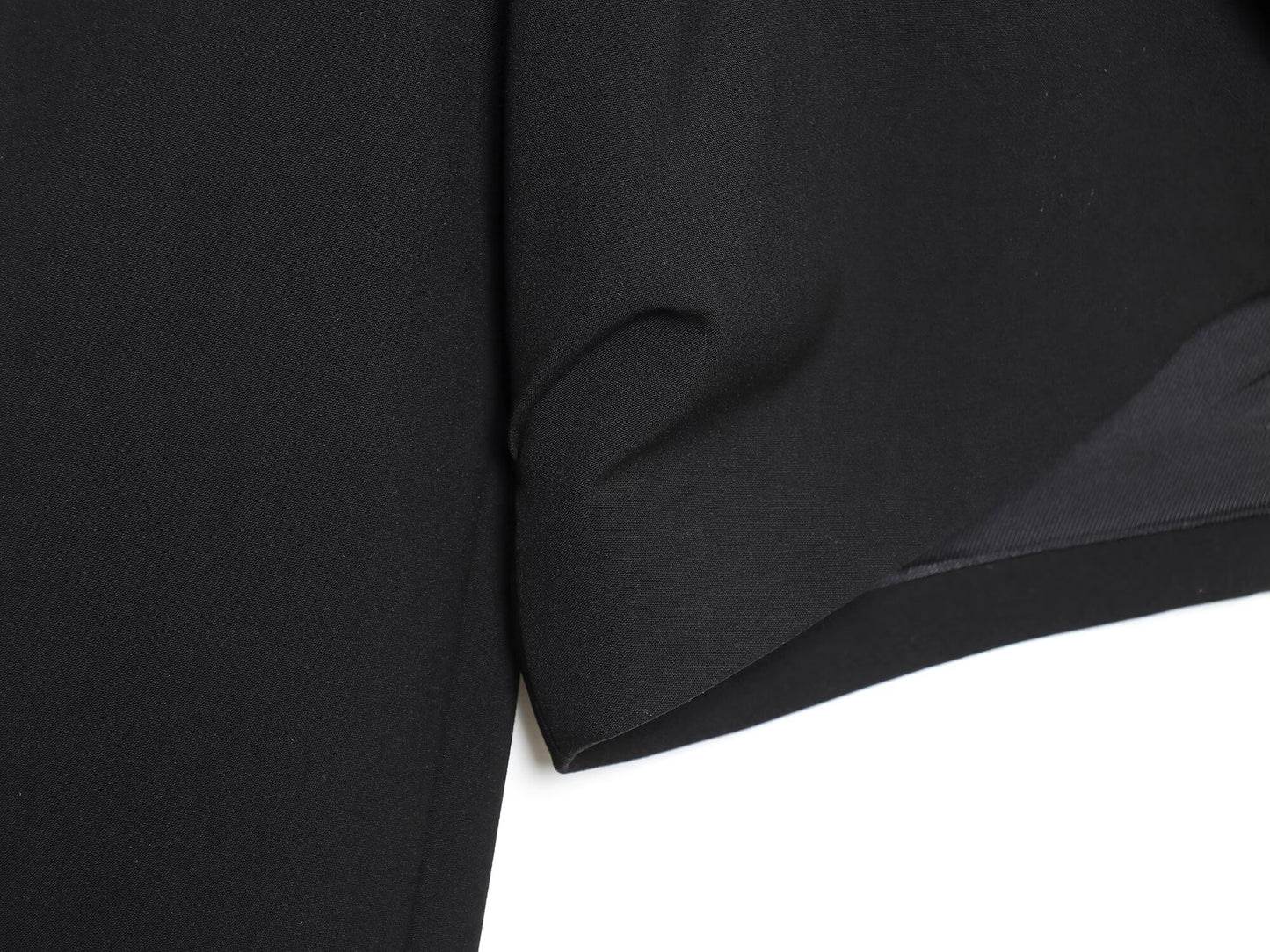 Women's with shoulder pads short pleated Blazer Coat