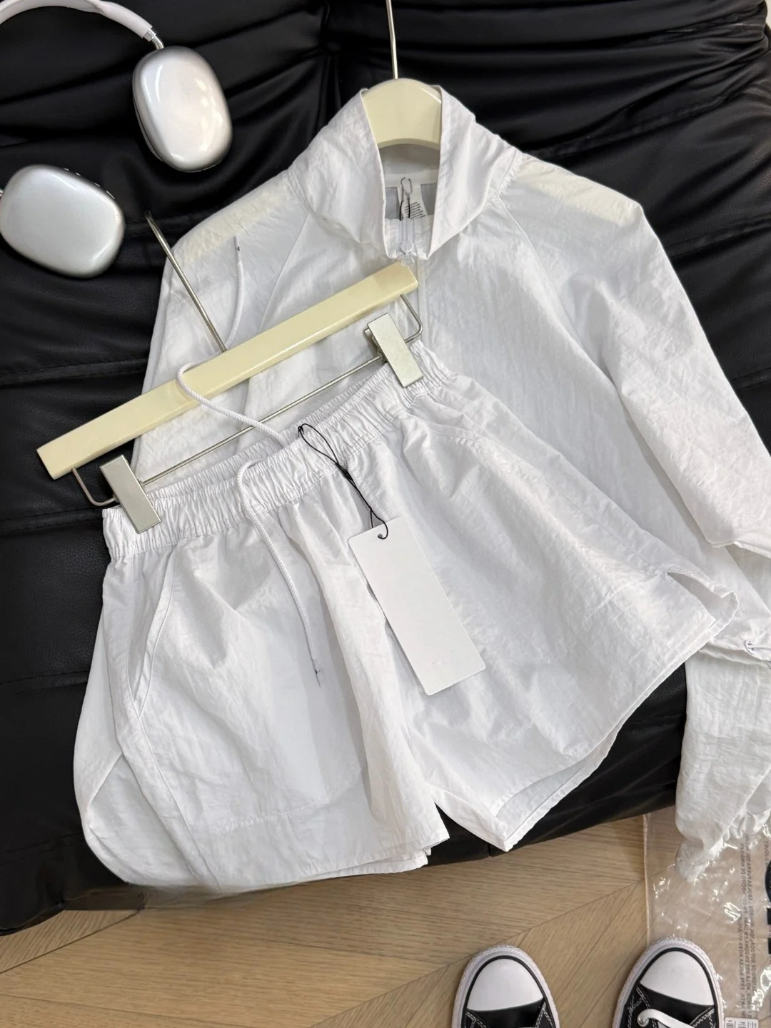 Women's New Casual Joker Short Half Zipper Design Sports Quick-drying Long-sleeved Tops and Shorts Fitness Suit