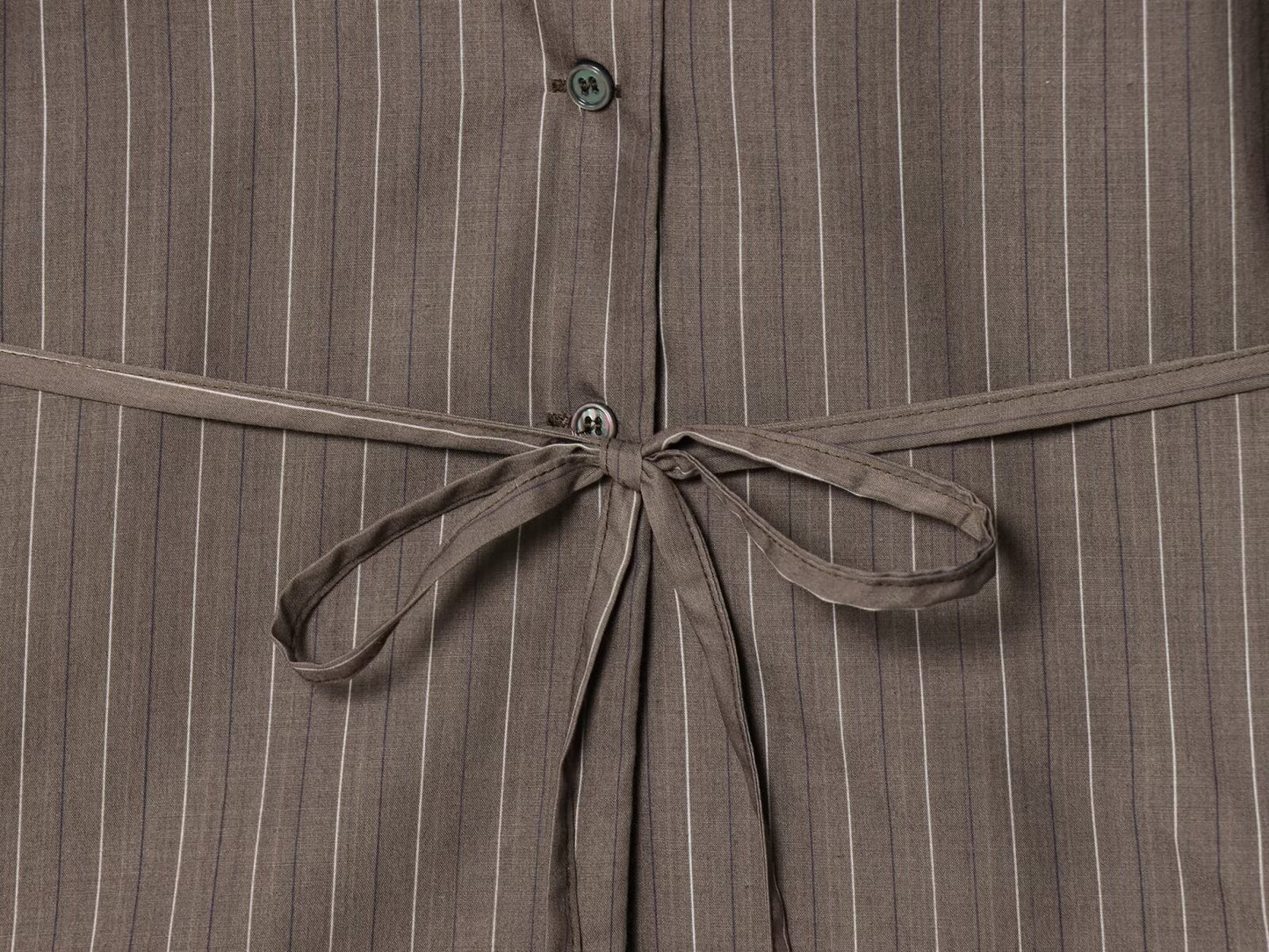 Women's New Fashion With Belt Loose Shoulder Pads Striped Suit Coat+Pants Suit