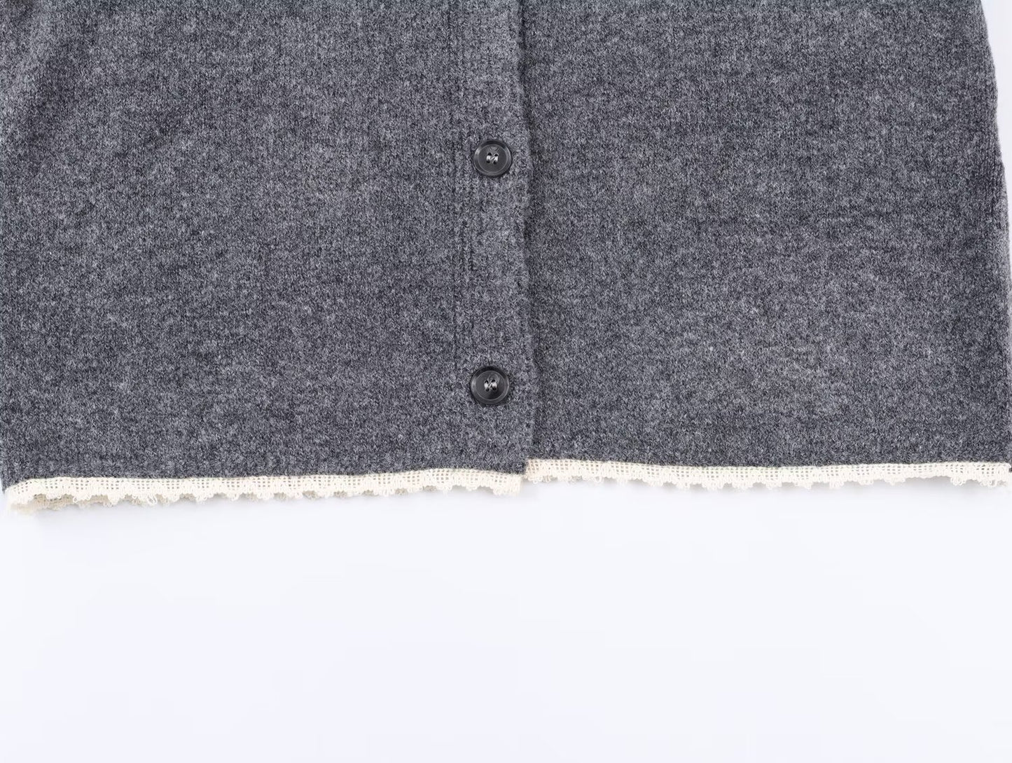 Women's lace headscarf decoration knitted Coat