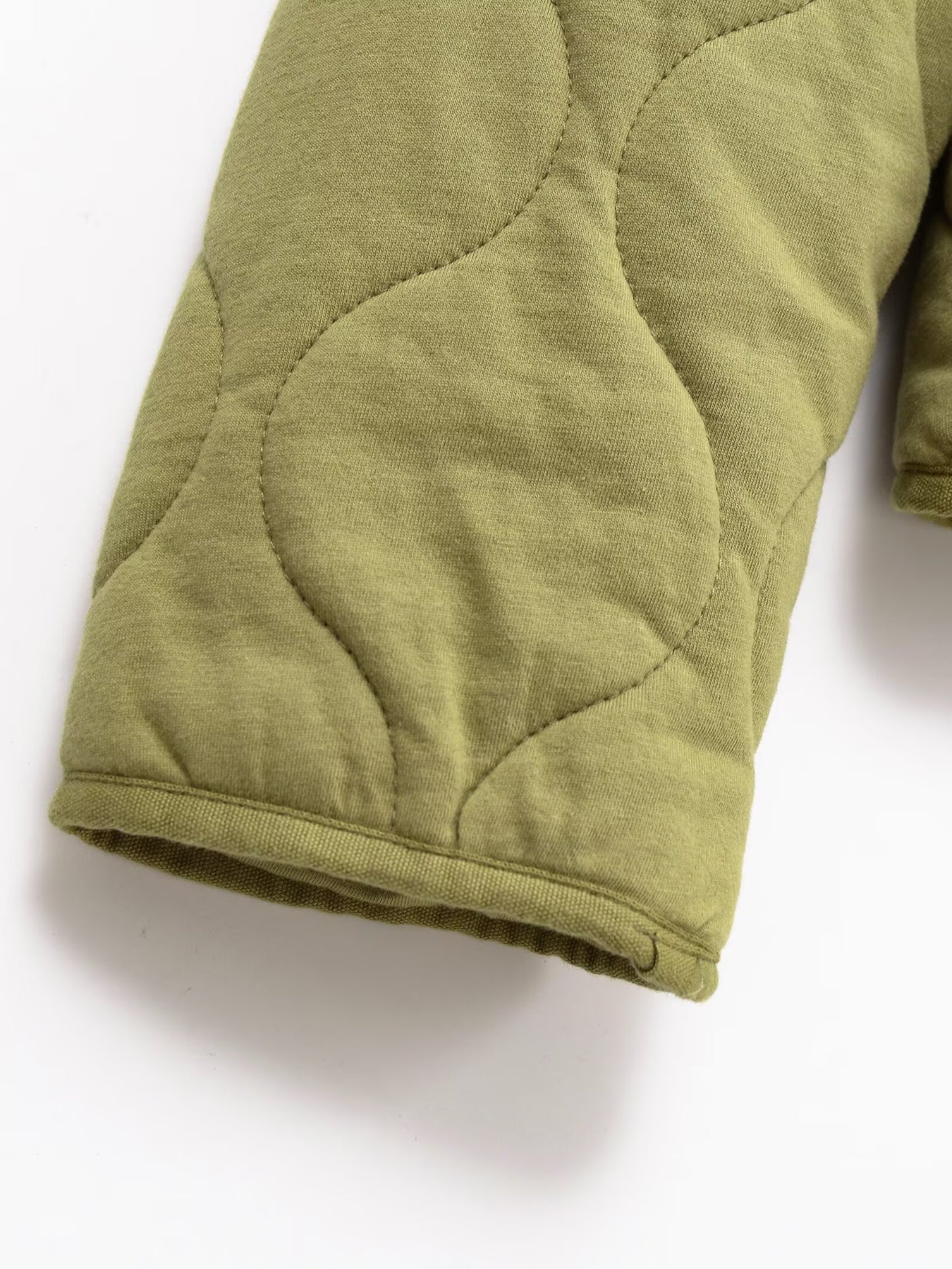 Women's loose single breasted warm cotton Coat