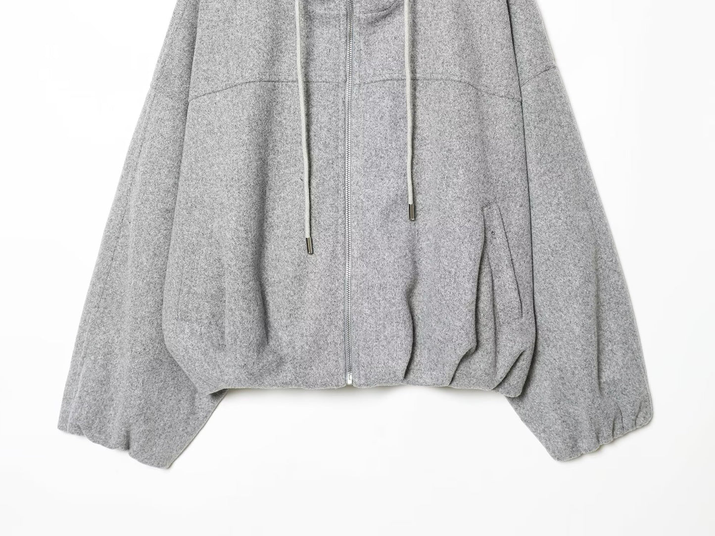 Women's short hooded loose jacket Coat