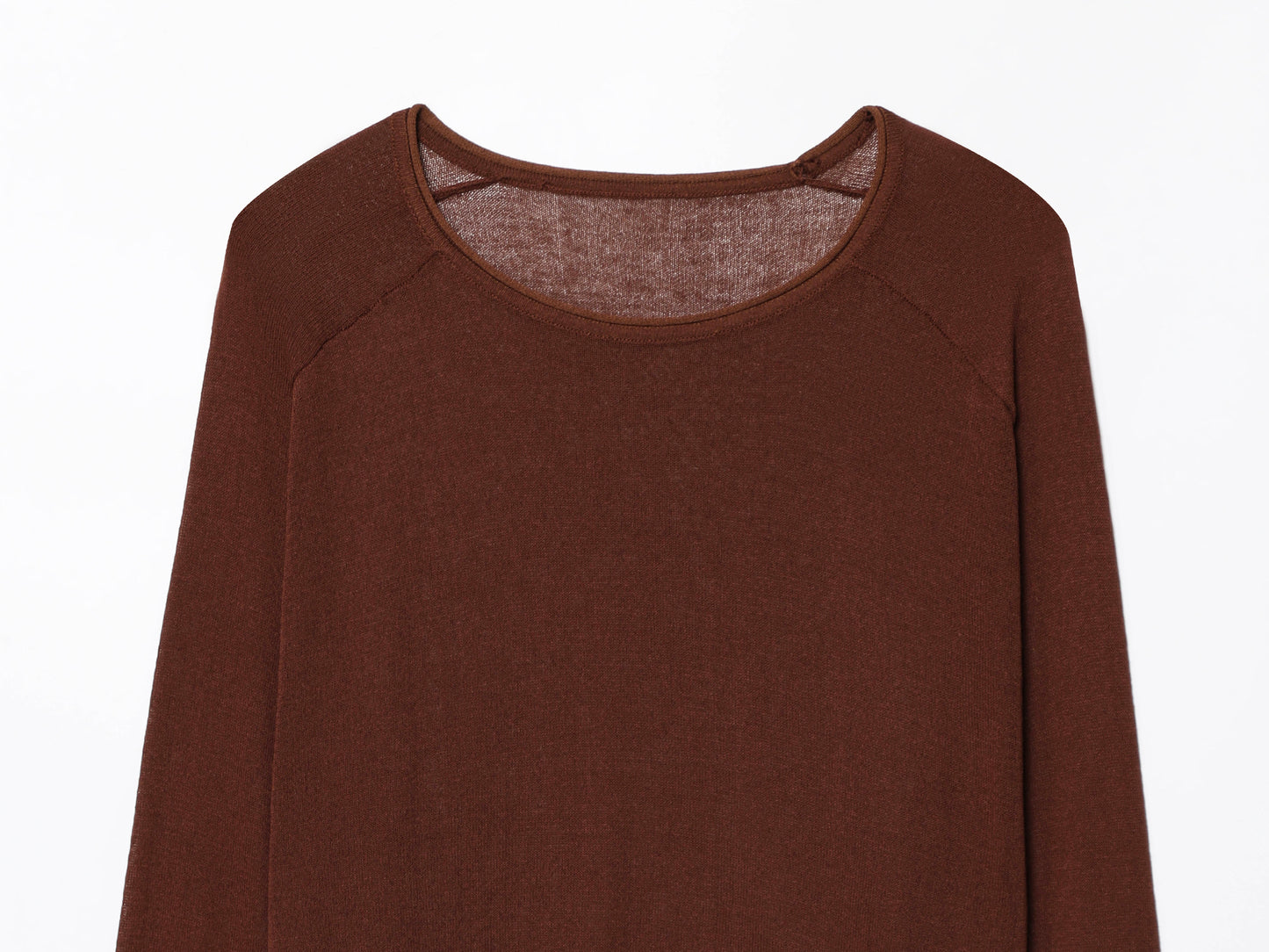 Women's New Fashion comfortable long sleeved linen blended knitted top