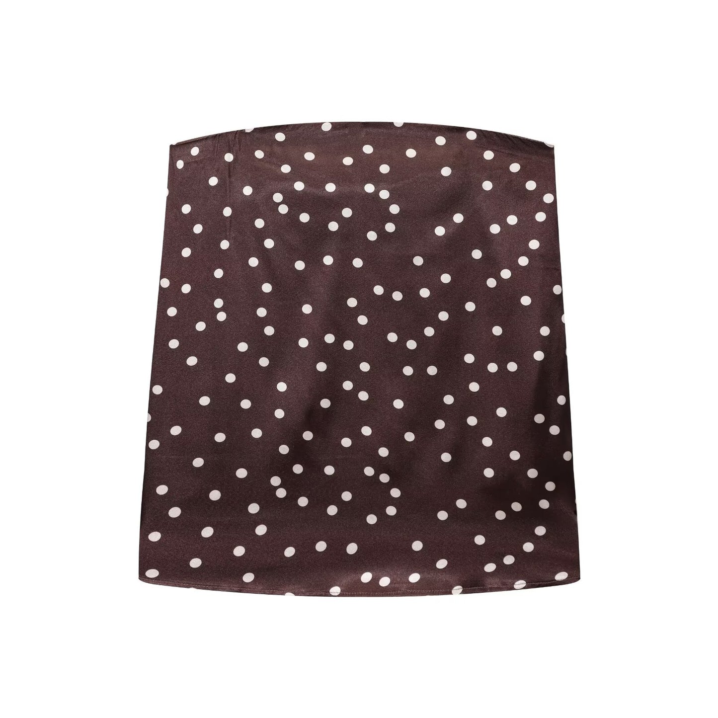 Women's 2025 new fashion satin textured strapless top+Pants suit