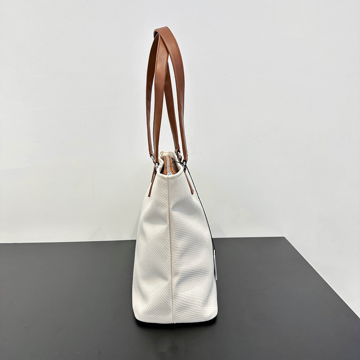 Women's New Fashion Letters Canvas Bag Shoulder Bag Commuter Handbag Large Tote Bag Female Bag