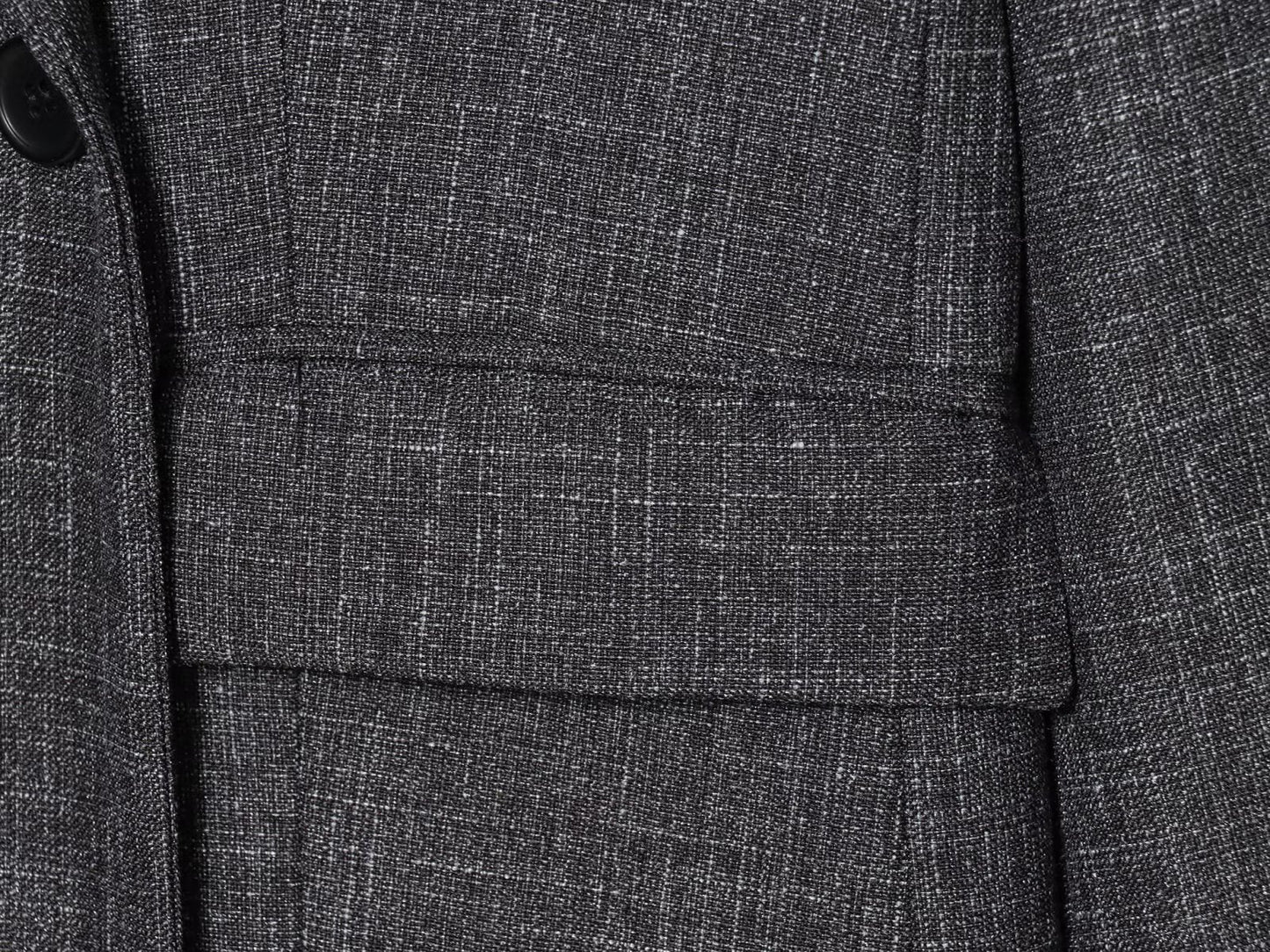 Women's loose wool blended straight cut Blazer Coat