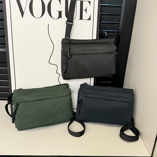 Men's and Women's New Fashion Casual Joker Adjustable Shoulder Strap Shoulder Bag Messenger Bag