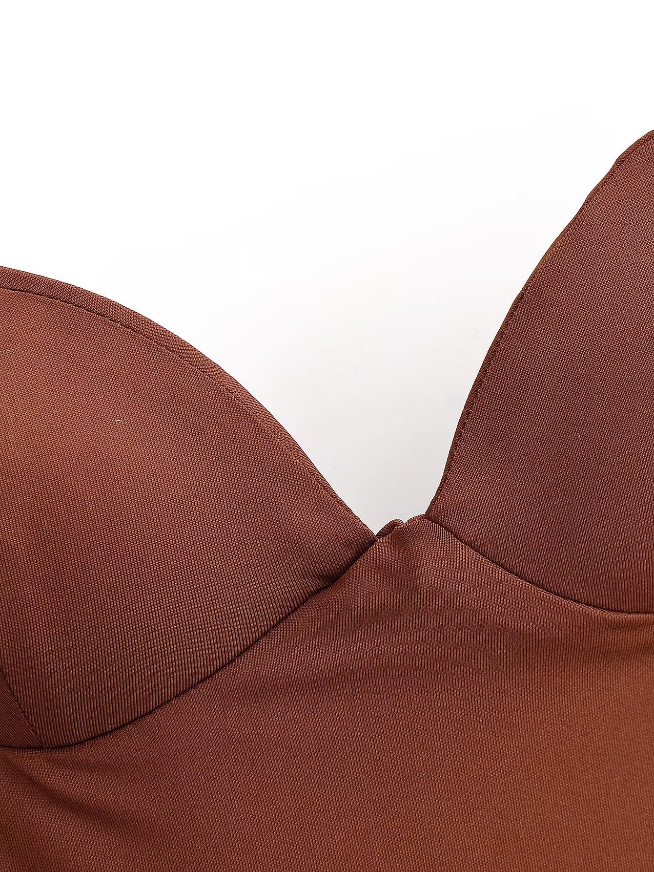 Women's sexy tight lingerie style suspender top