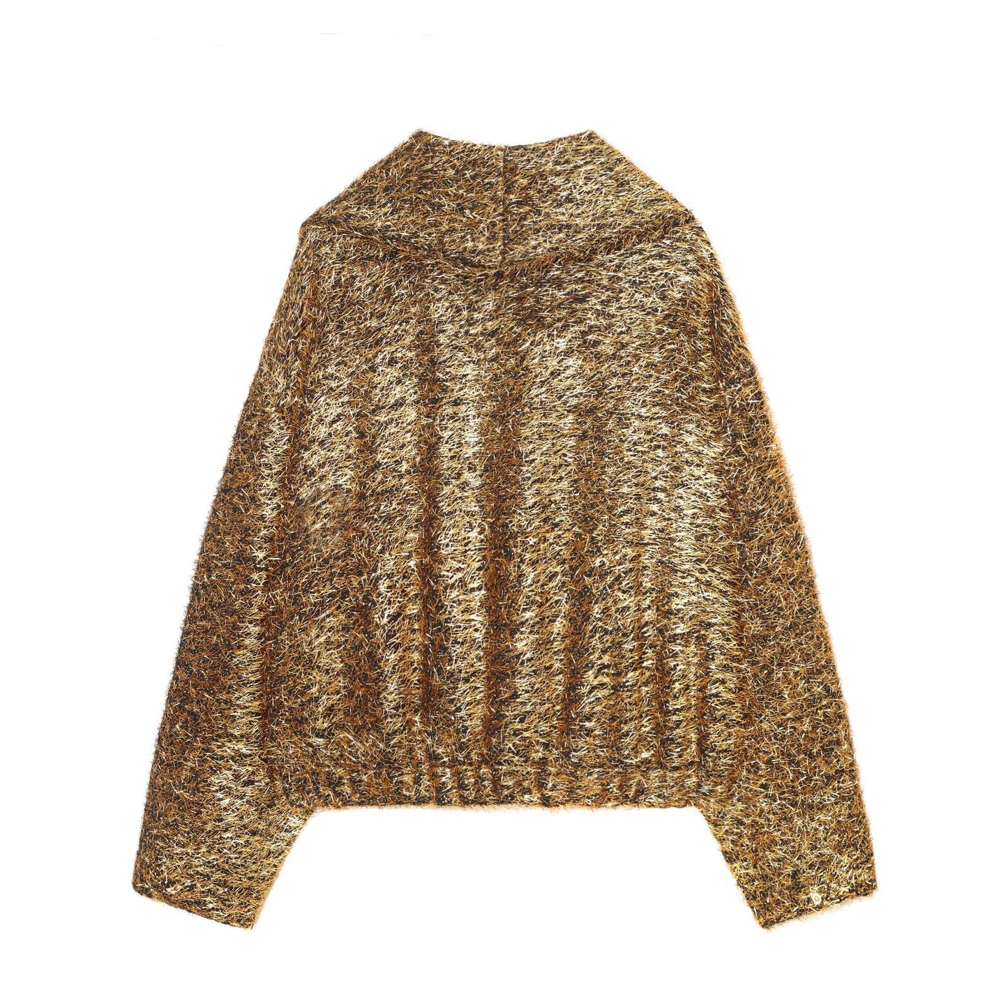 Women's metallic line Lapel pilot jacket Coat