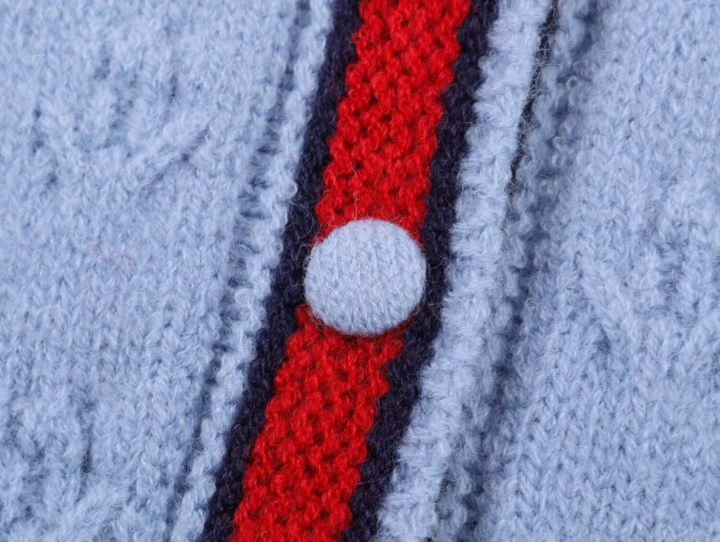 Women's embroidery decorative lace up knitted cardigan