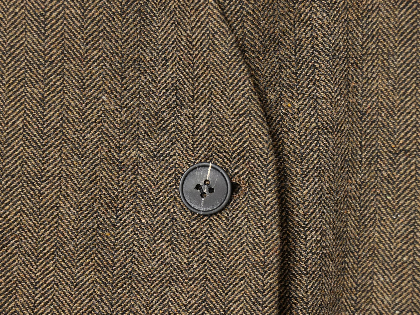 Women's loose stand collar herringbone diagonal Blazer Coat