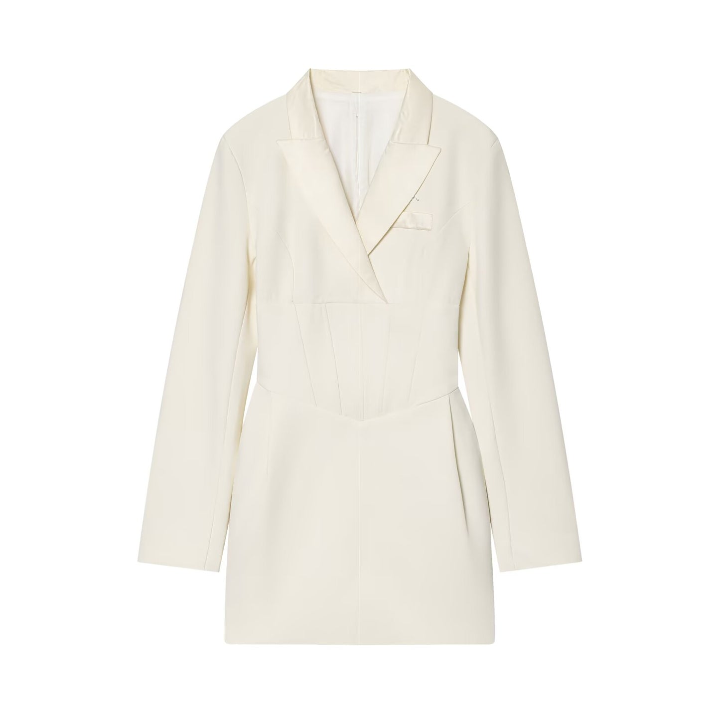 Women's patchwork lapel Blazer Coat style mini skirt